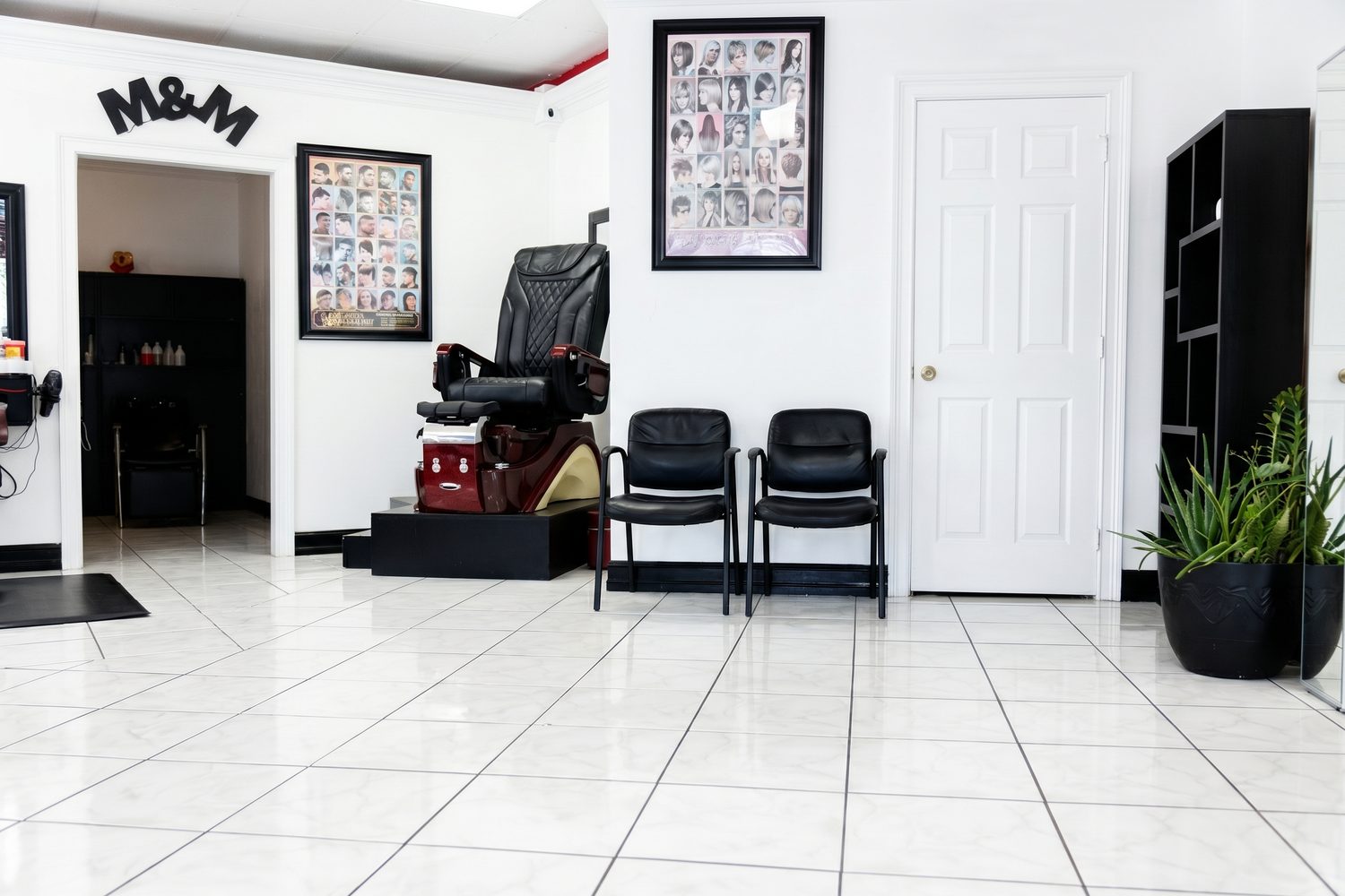 Gel nails and manicure at Hair Creations M&M, Naples FL